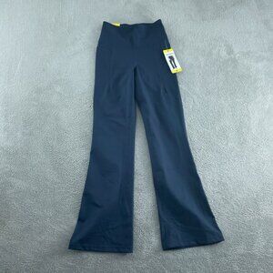 Jockey Studio Flare Pants S Neo Navy High Waist Comfortable Stretch NWT 3322